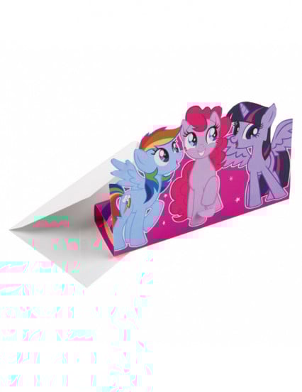 8 My Little Pony™ Einladungskarten 1